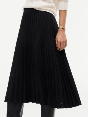 Женская юбка Tommy Hilfiger Pleated Midi, цвет: Чёрный — фото 3