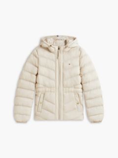 Lightweight Quilted Hooded Jacket — Classic Beige 6