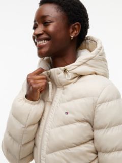 Lightweight Quilted Hooded Jacket — Classic Beige 3