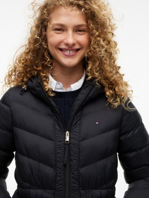 Женские куртки Tommy Hilfiger Lightweight Quilted Hooded Jacket — фото 4