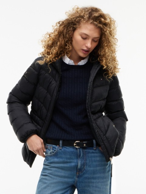 Женские куртки Tommy Hilfiger Lightweight Quilted Hooded Jacket