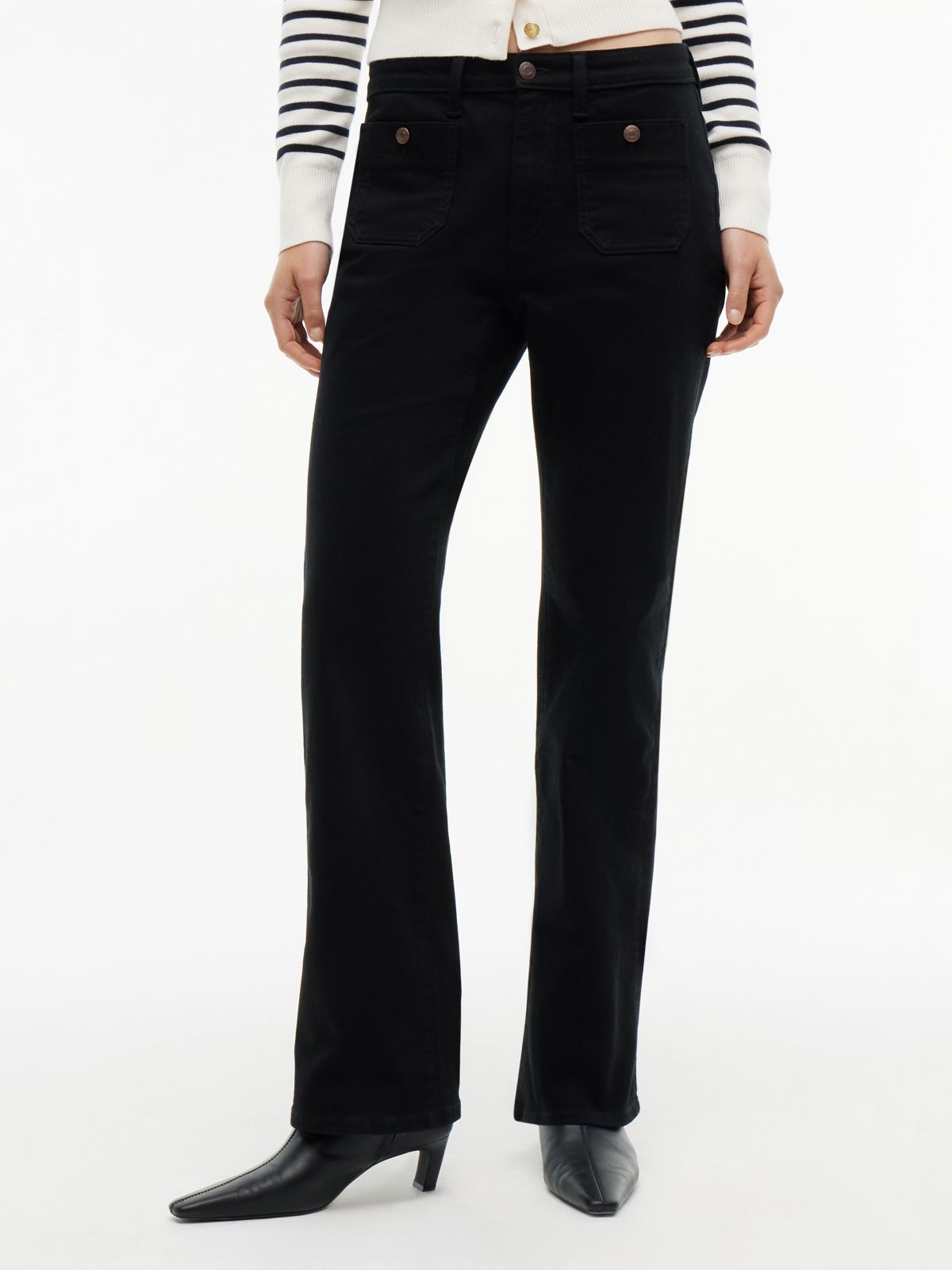 All-Day Sculpt Denim Bootcut Jean — Denim Black
