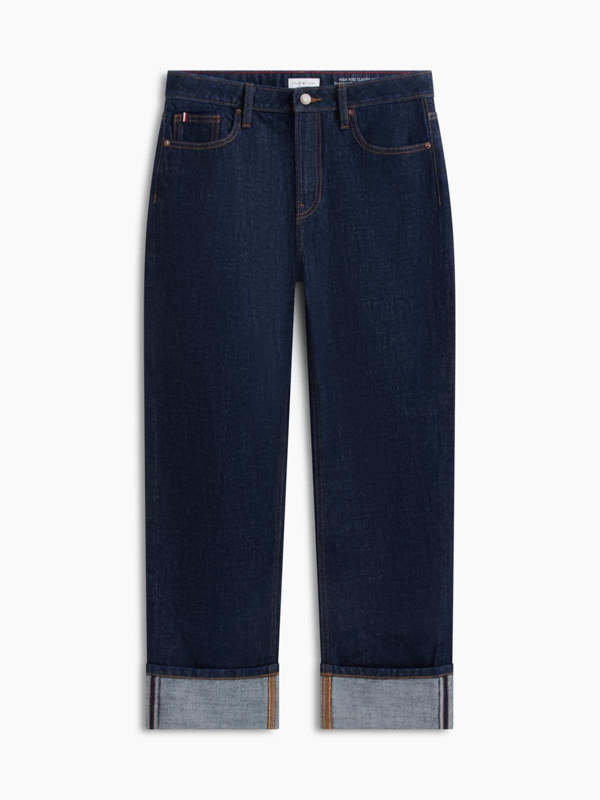 High-Rise Classic Straight Jean — Rinse