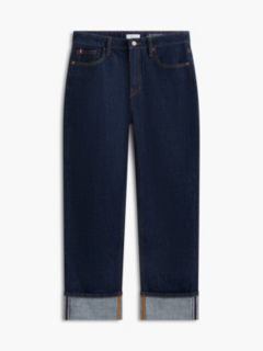High-Rise Classic Straight Jean — Rinse 7