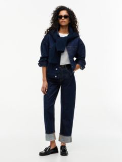 High-Rise Classic Straight Jean — Rinse 2