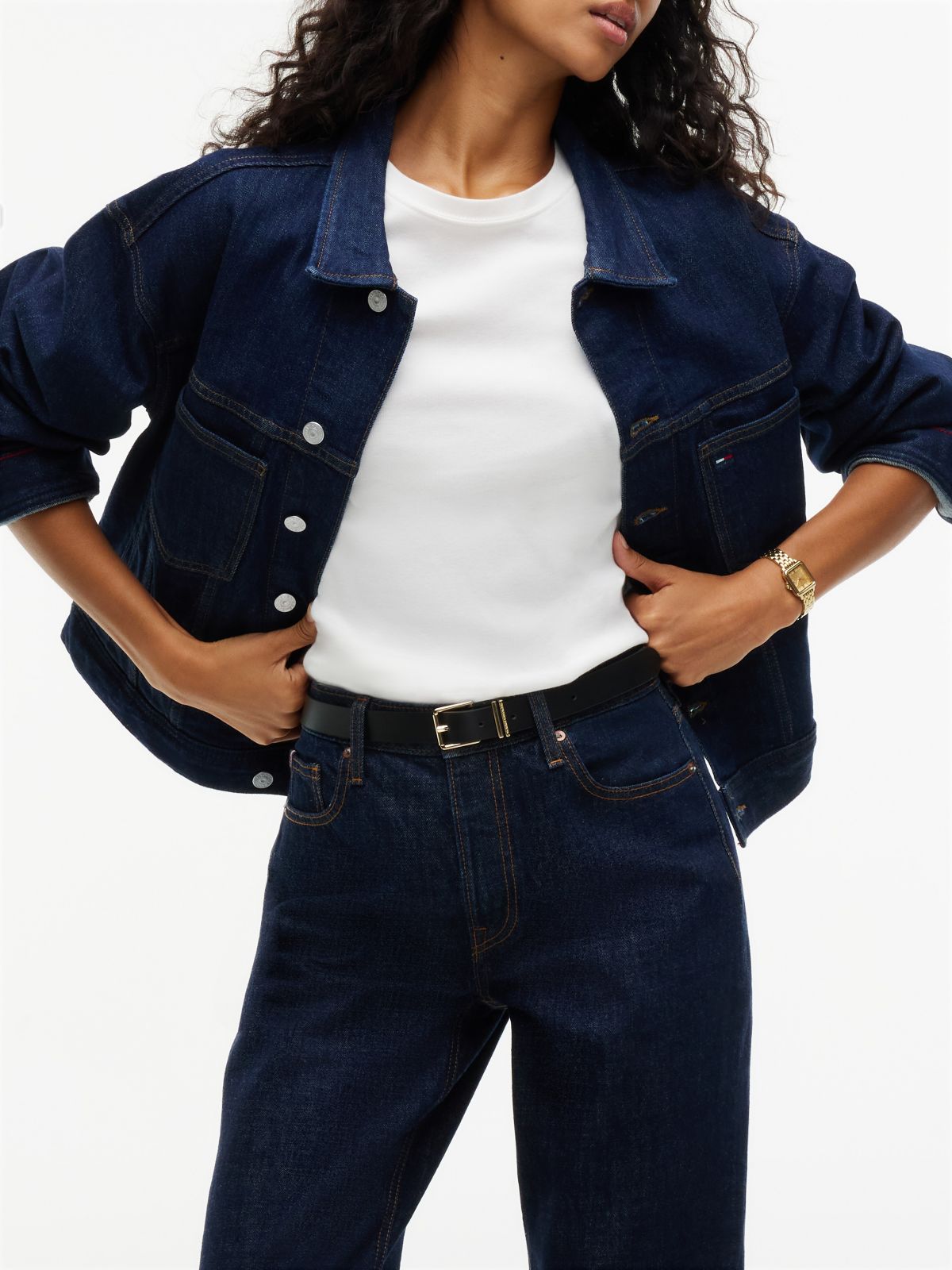 High-Rise Classic Straight Jean — Rinse
