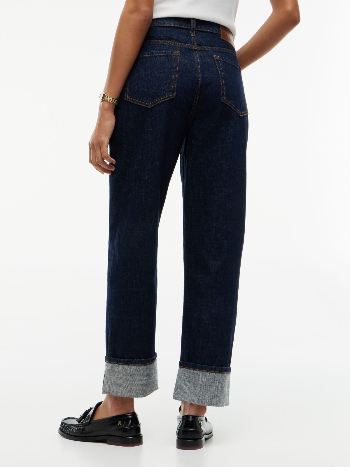 High-Rise Classic Straight Jean — Rinse