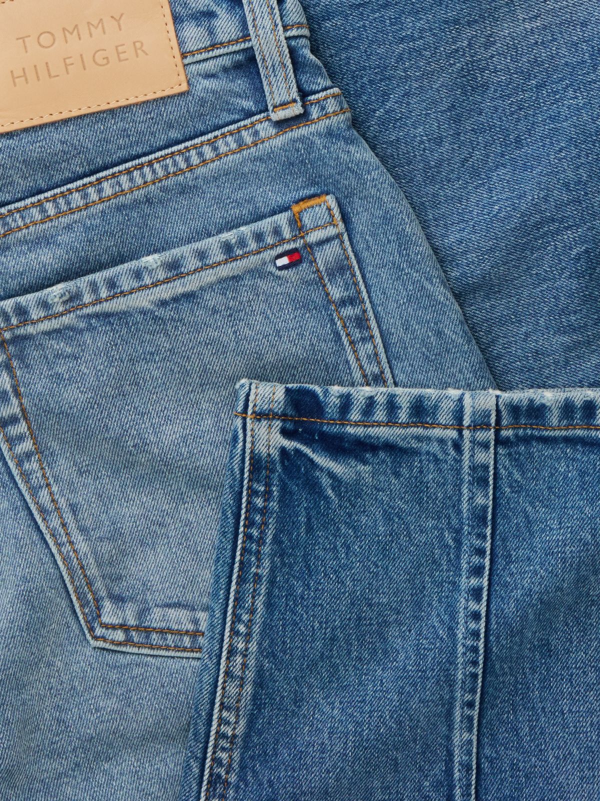 Stretch High-Rise Barrel Jean — Medium Wash