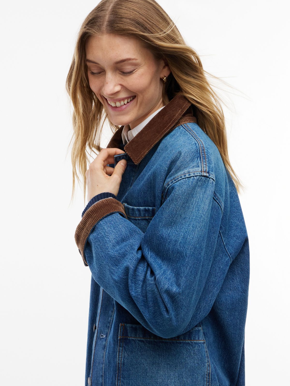 Denim Chore Jacket — Medium Wash