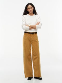 Stretch Corduroy Wide Leg Pant — Vintage Brass 2