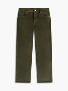 Stretch Corduroy Wide Leg Pant — Huntsman Green 5