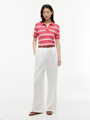 Женские свитеры Tommy Hilfiger Striped Cable Knit Sweater Polo — фото 2