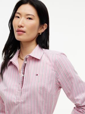 Tommy Hilfiger Belted Striped Oxford Shirtdress — фото 2