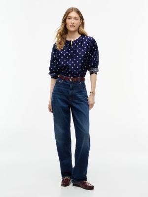Женские блузки Tommy Hilfiger Relaxed Fit Foulard Print Sateen Blouse — фото 2