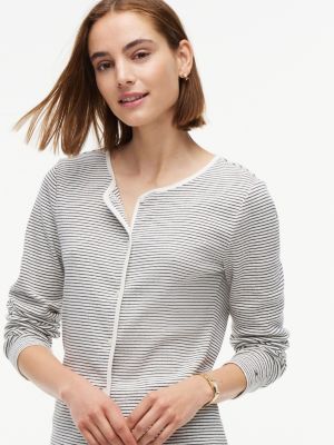 Женские кардиганы Tommy Hilfiger Striped Pointelle Cardigan T-Shirt — фото 3