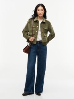 Stretch Corduroy Utility Jacket — Huntsman Green 2
