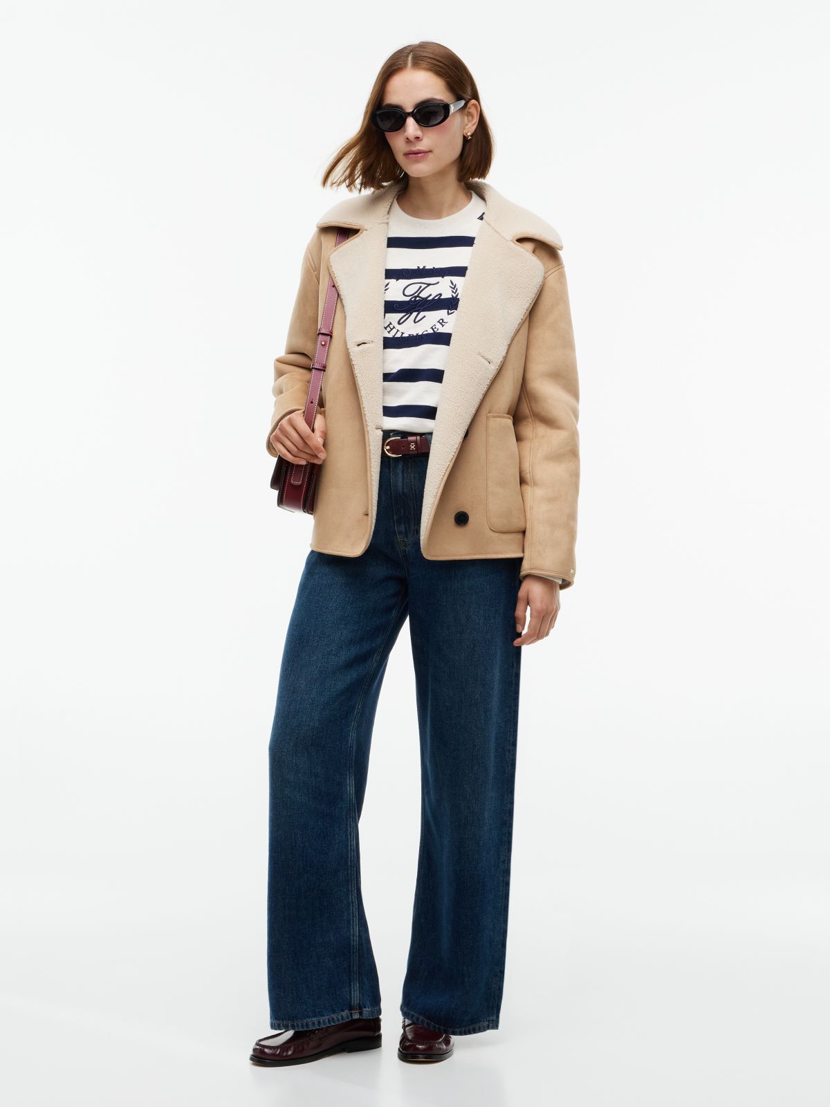 Faux Shearling Coat — Timeless Camel