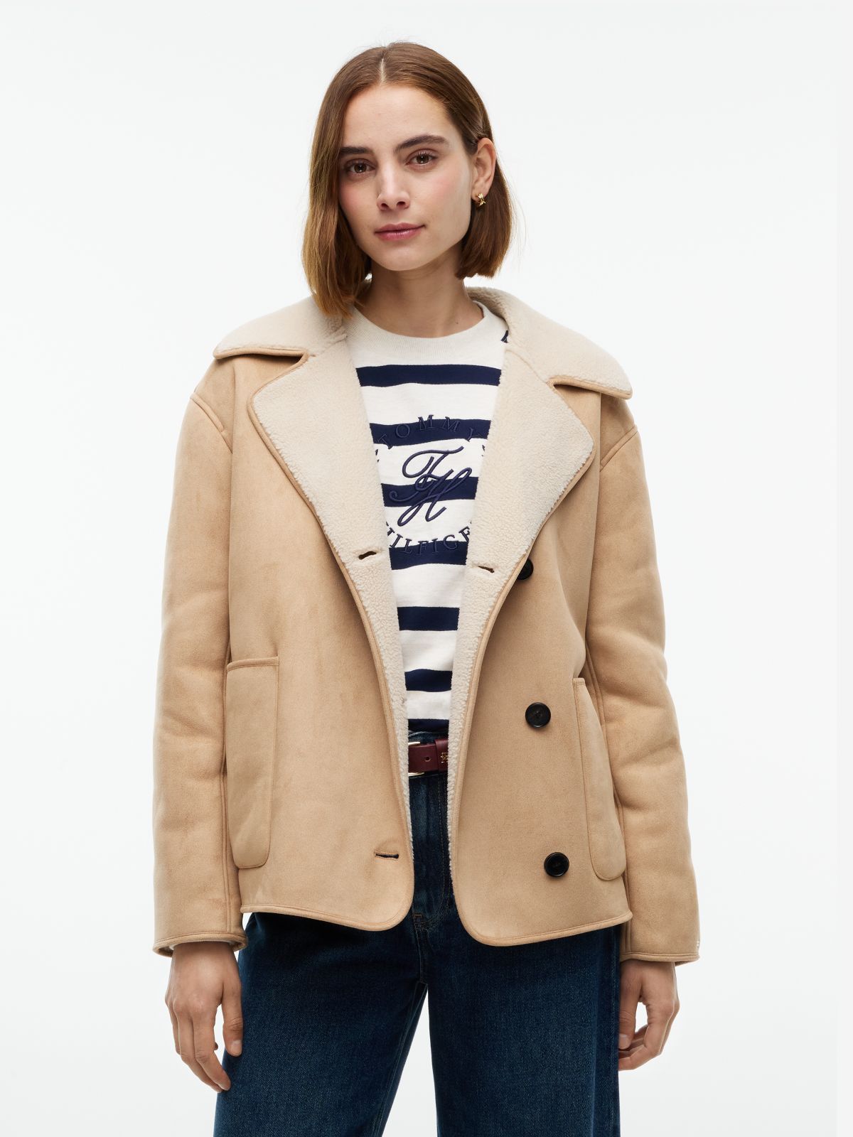Faux Shearling Coat — Timeless Camel