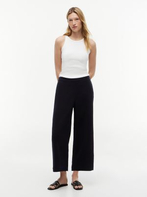 Женские брюки Tommy Hilfiger Cotton Gauze Cropped Wide Leg Pant — фото 2