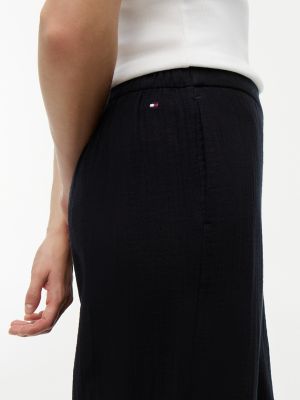 Женские брюки Tommy Hilfiger Cotton Gauze Cropped Wide Leg Pant — фото 3