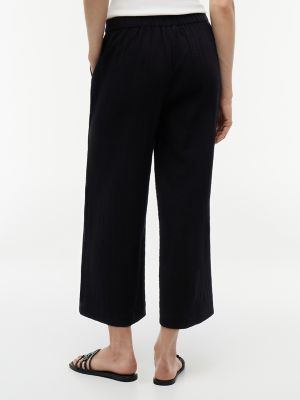 Женские брюки Tommy Hilfiger Cotton Gauze Cropped Wide Leg Pant — фото 4