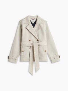 Water-Repellent Cropped Trench Coat — Casablanca 6