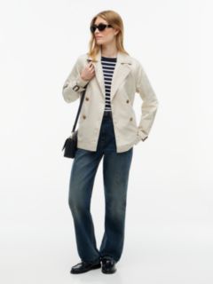 Water-Repellent Cropped Trench Coat — Casablanca 2