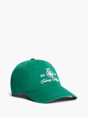 Embroidered Crest Baseball Cap, Nouveau Green