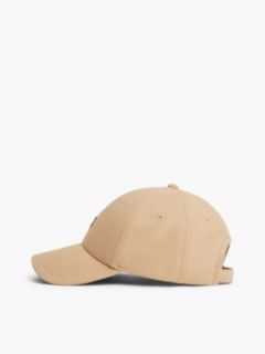 Monogram Melton Wool-Blend Baseball Cap — Camel 3