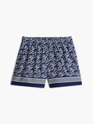 Женские брюки Tommy Hilfiger Allover Script Monogram Voile Short — фото 5