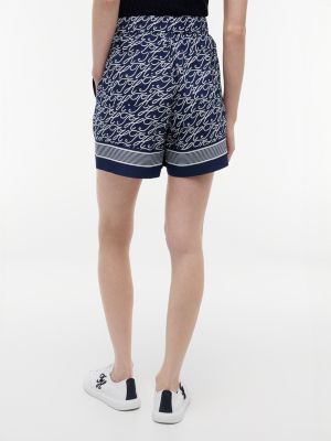 Женские брюки Tommy Hilfiger Allover Script Monogram Voile Short — фото 4