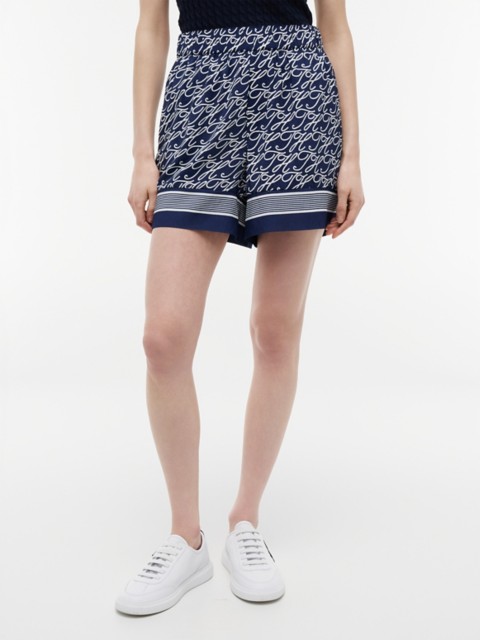 Женские брюки Tommy Hilfiger Allover Script Monogram Voile Short