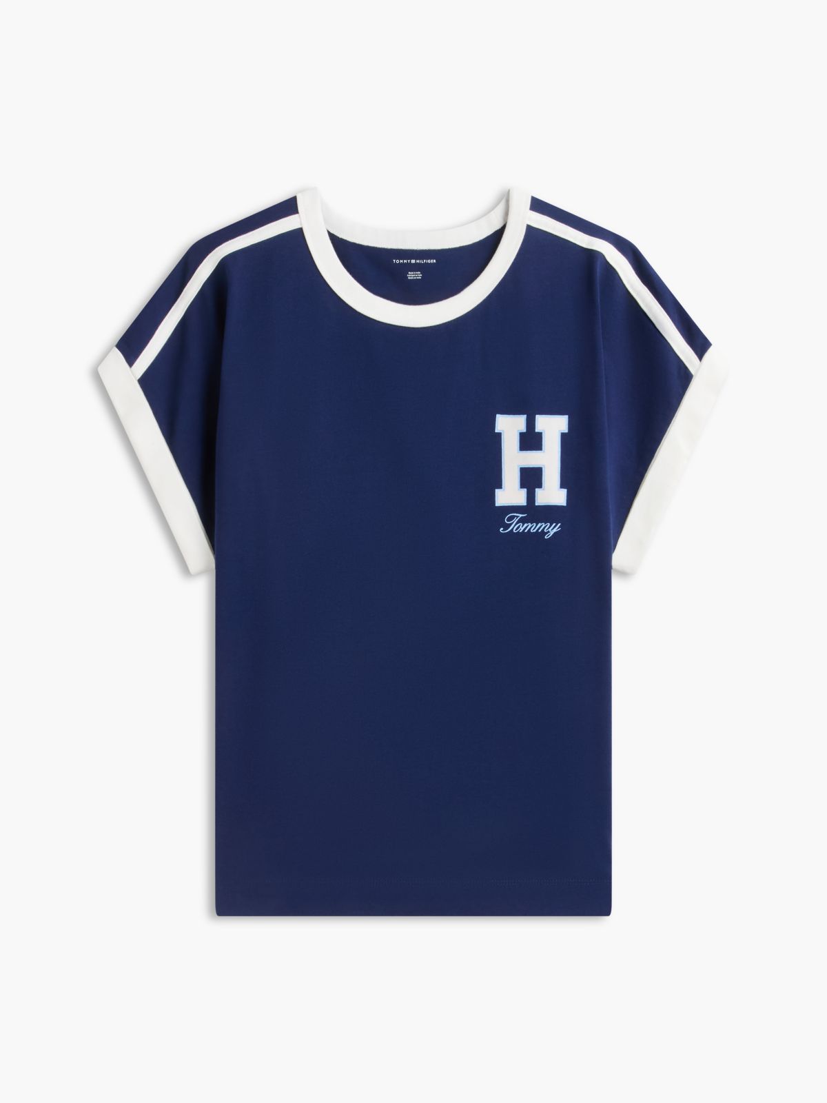 Varsity H-Logo T-Shirt — Preppy Navy