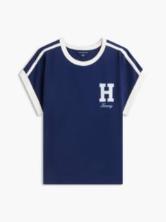 Varsity H-Logo T-Shirt — Preppy Navy 5