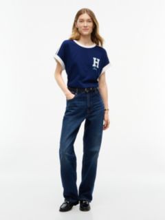 Varsity H-Logo T-Shirt — Preppy Navy 2