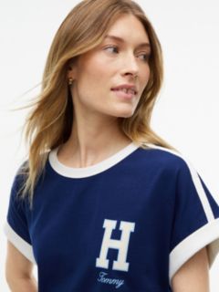Varsity H-Logo T-Shirt — Preppy Navy 3
