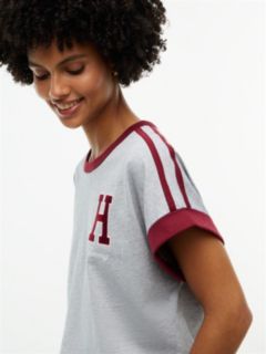 Varsity H-Logo T-Shirt — Grey Heather 3