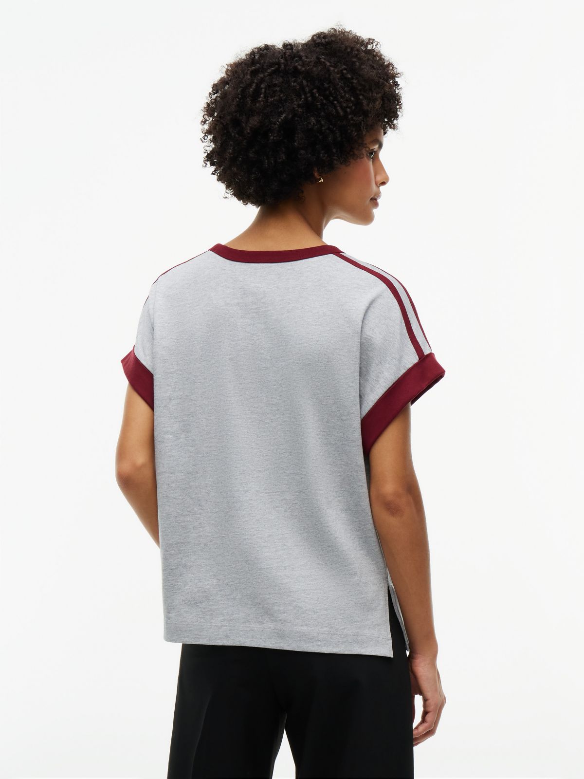 Varsity H-Logo T-Shirt — Grey Heather