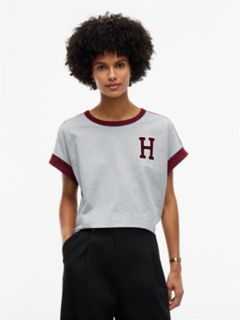 Varsity H-Logo T-Shirt — Grey Heather 1