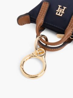 Monogram Coin Purse Bag Charm — Space Blue 3