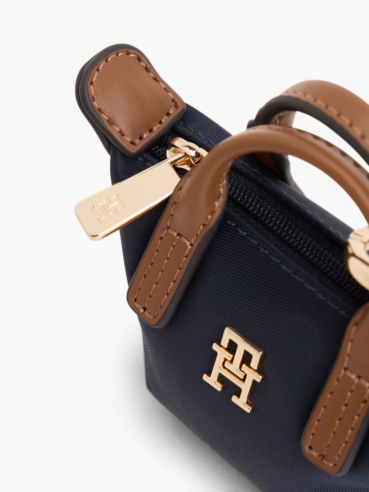 Monogram Coin Purse Bag Charm — Space Blue