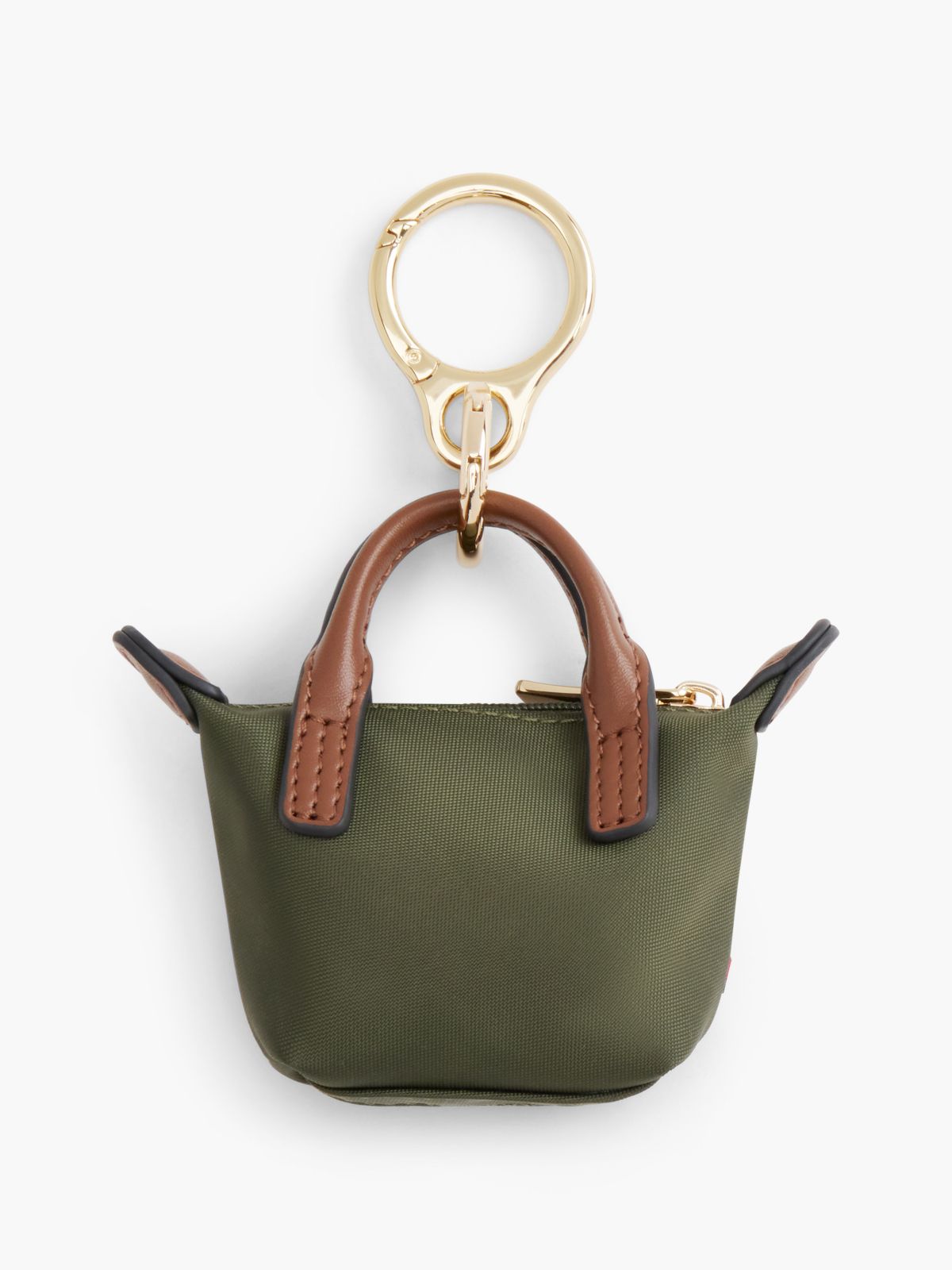 Monogram Coin Purse Bag Charm — Green