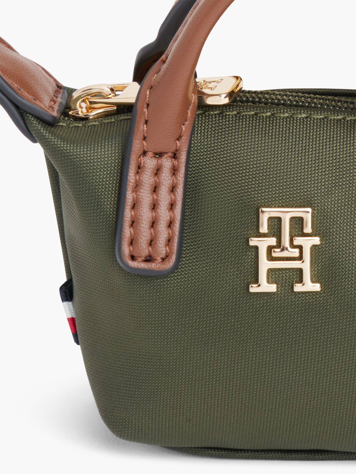 Monogram Coin Purse Bag Charm — Green