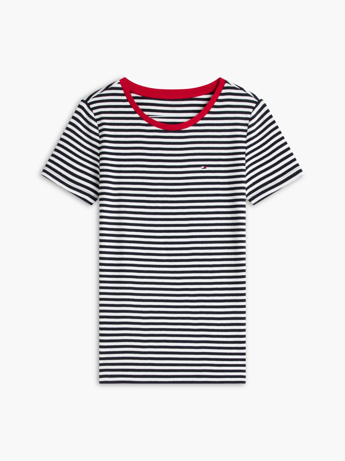 Slim Fit Striped Favorite T-Shirt — Navy Blue
