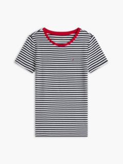 Slim Fit Striped Favorite T-Shirt — Navy Blue 5