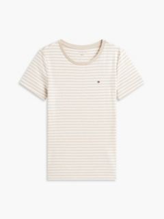 Slim Fit Striped Favorite T-Shirt — Beige Heather Multi 5