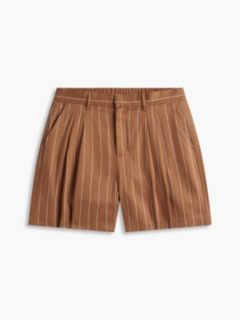 Lightweight Pleated 5" Short — Summer Cognac 5