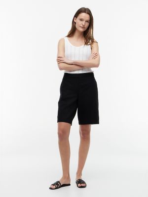 Женские брюки Tommy Hilfiger Linen-Blend 11" Bermuda Short — фото 2