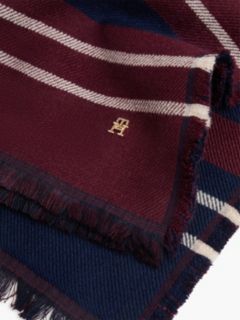 Reversible Cape — Deep Burgundy/ Multi 2