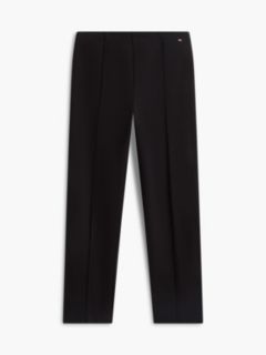 Slim Ponte Pull-On Pant — Black 5